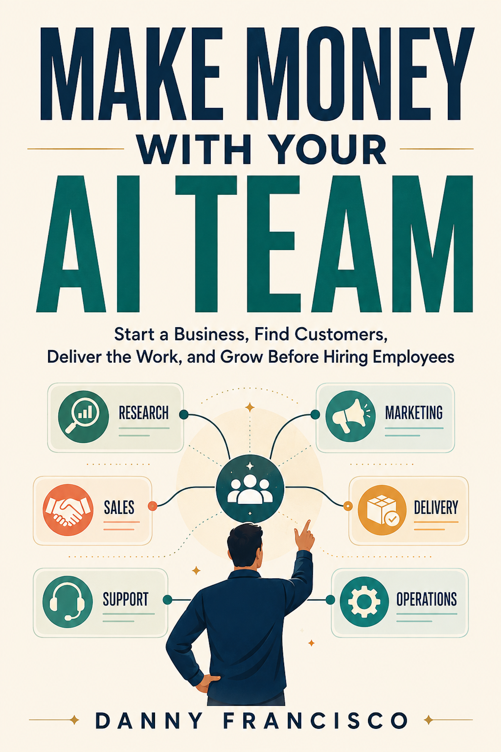 Front cover of MAKE MONEY WITH YOUR AI TEAM by Danny Francisco